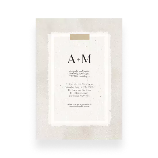 Woven Layers Invite